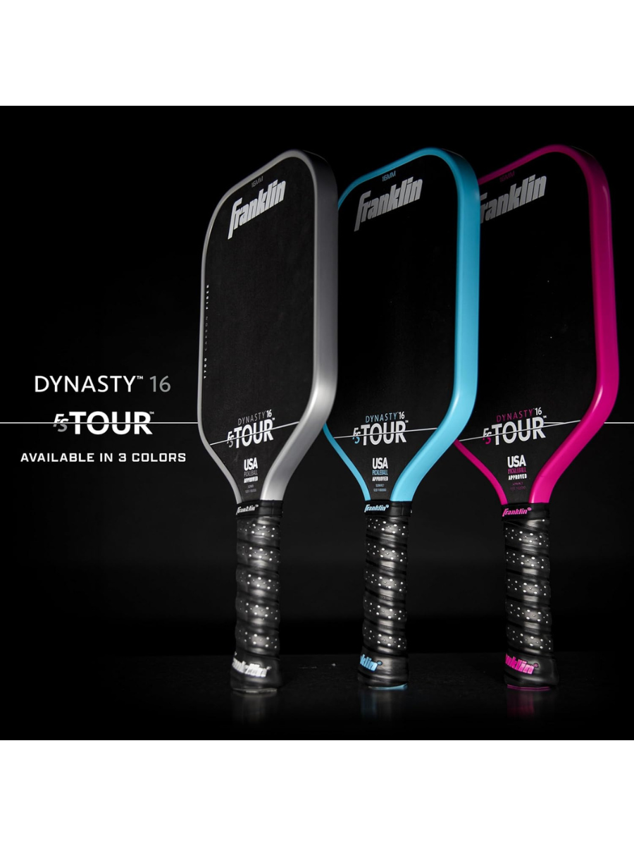 FRANKLIN FS Tour Dynasty 16mm Pickleball Paddle - BLUE