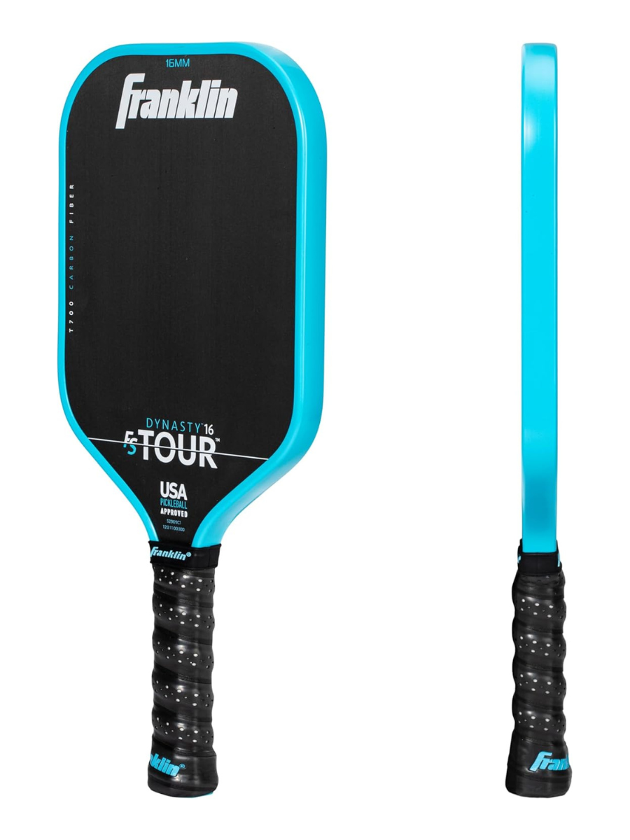 FRANKLIN FS Tour Dynasty 16mm Pickleball Paddle - BLUE