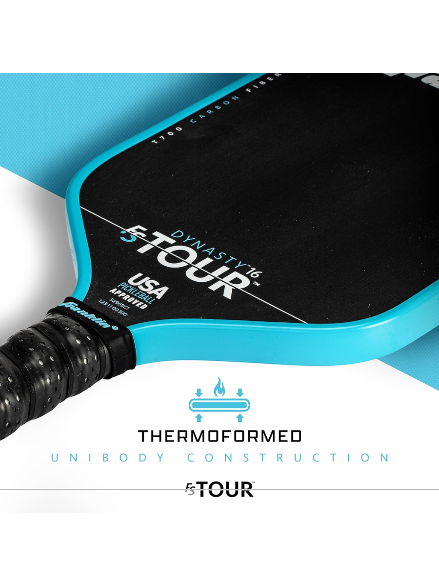 FRANKLIN FS Tour Dynasty 16mm Pickleball Paddle - BLUE