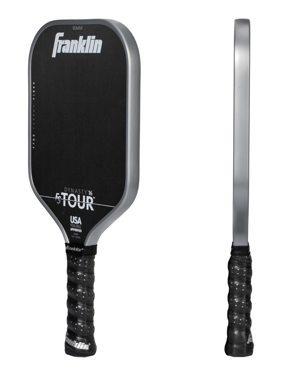 FRANKLIN FS Tour Dynasty 16mm Pickleball Paddle - GRAY