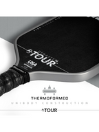 FRANKLIN FS Tour Dynasty 16mm Pickleball Paddle - GRAY