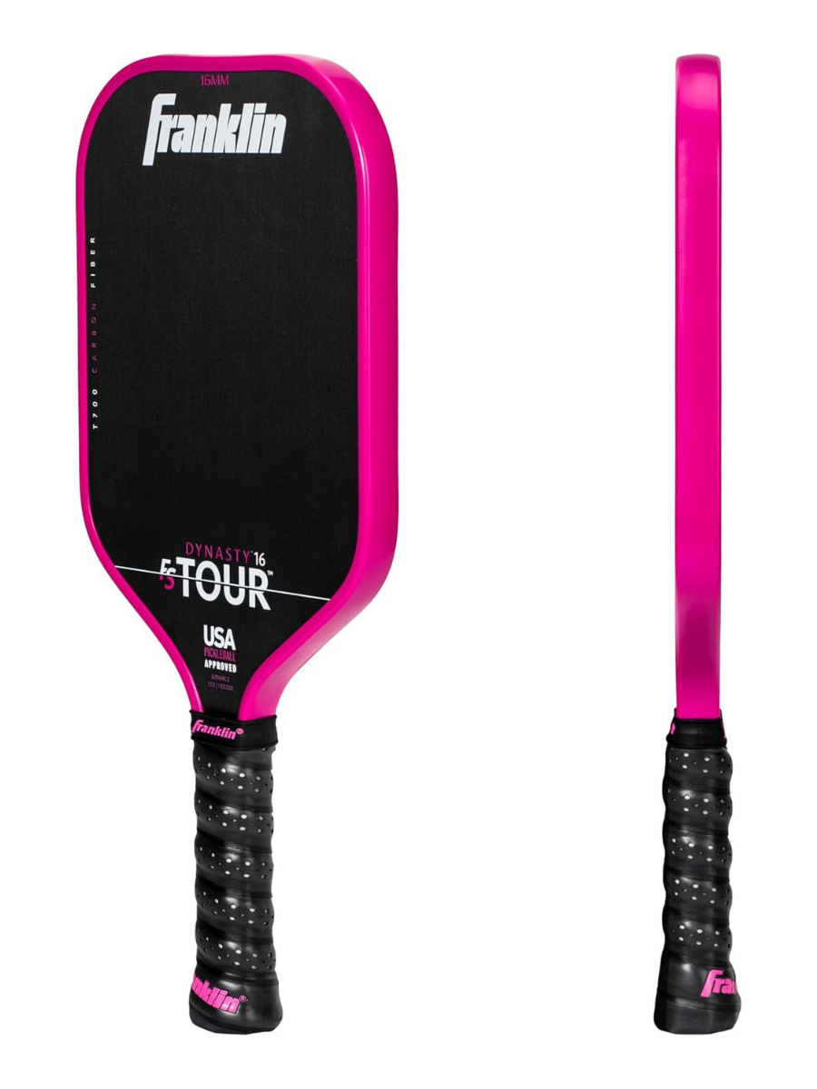FRANKLIN FS Tour Dynasty 16mm Pickleball Paddle - PINK