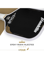 FRANKLIN FS Tour Featherweight Dynasty 12mm Pickleball Paddle - White