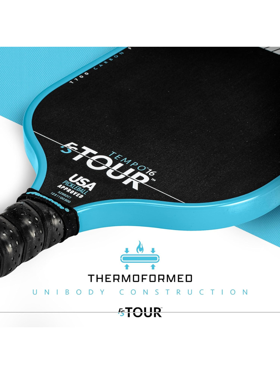 FRANKLIN FS Tour Tempo 16mm Pickleball Paddle - BLUE