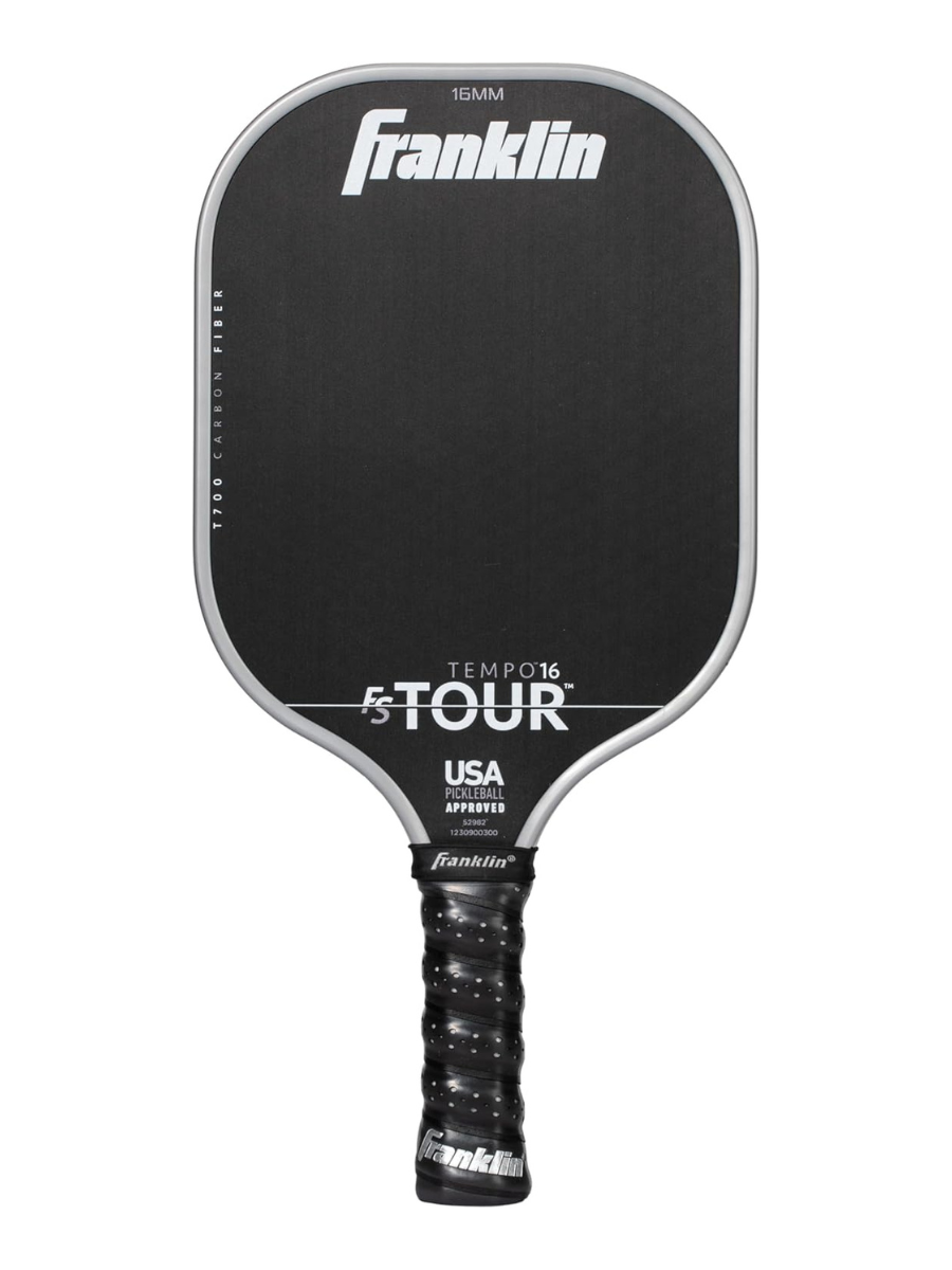 FRANKLIN FS Tour Tempo 16mm Pickleball Paddle - GRAY