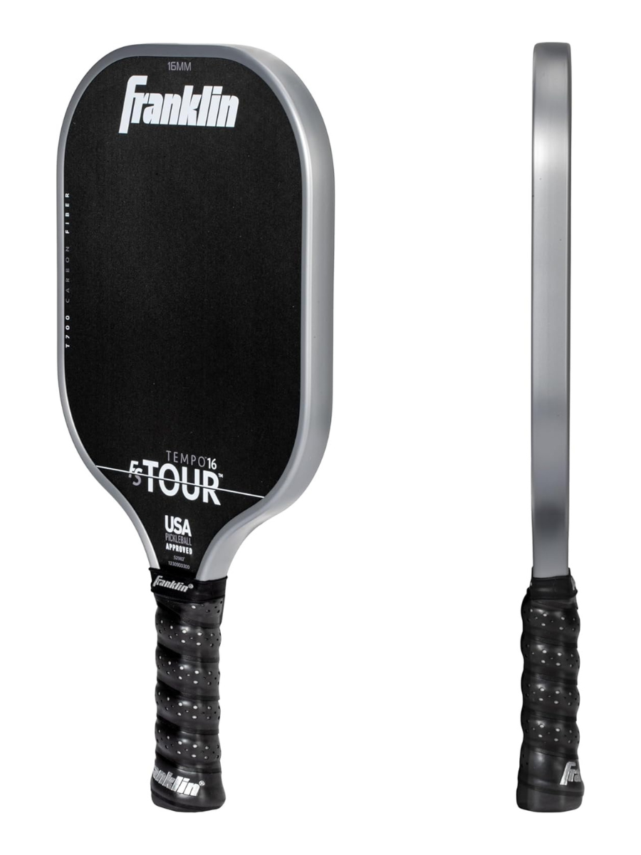FRANKLIN FS Tour Tempo 16mm Pickleball Paddle - GRAY