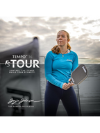 FRANKLIN FS Tour Tempo 16mm Pickleball Paddle - GRAY