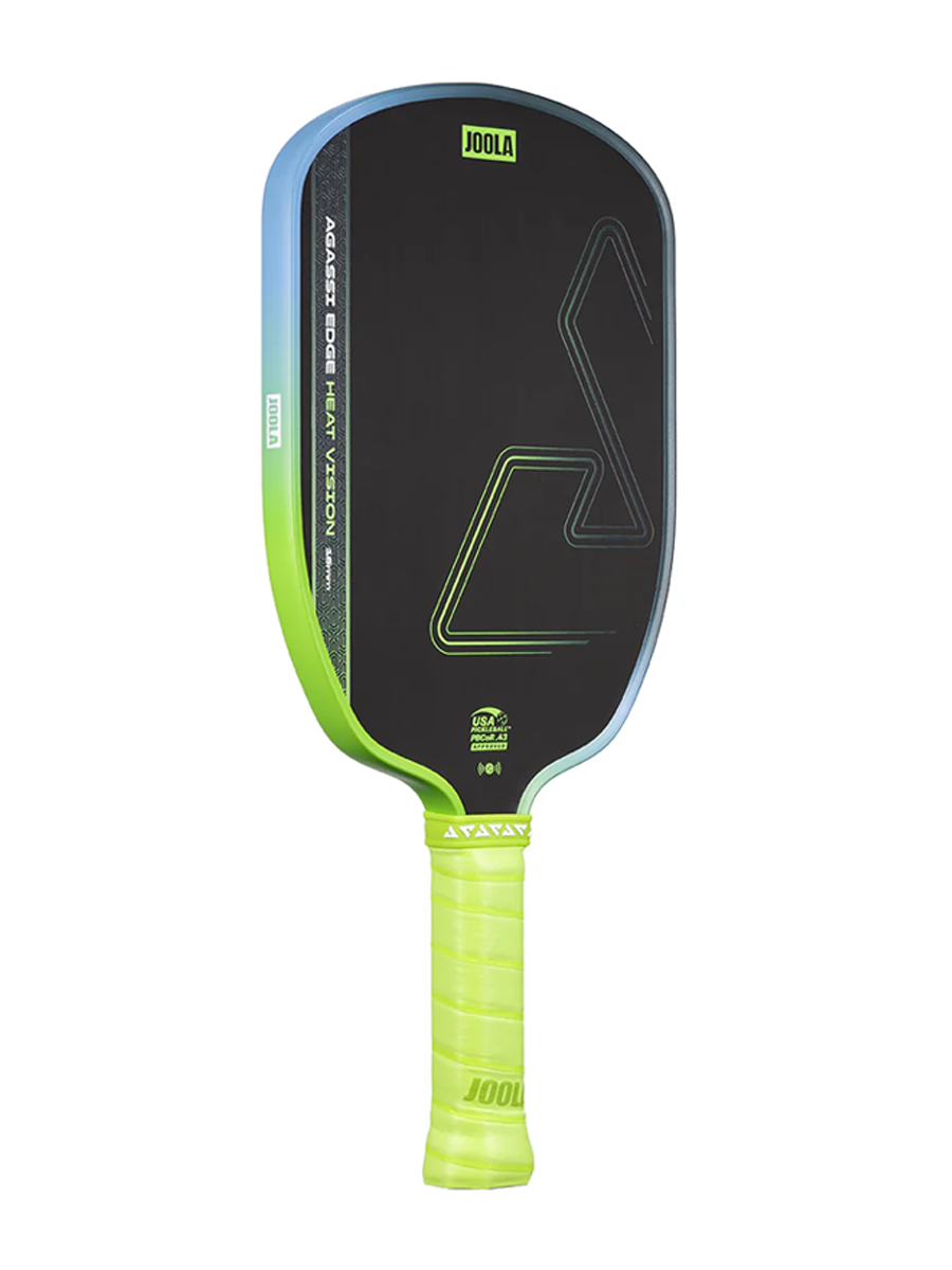 JOOLA Agassi Edge Heat Vision Pickleball Paddle - Charge Surge Green