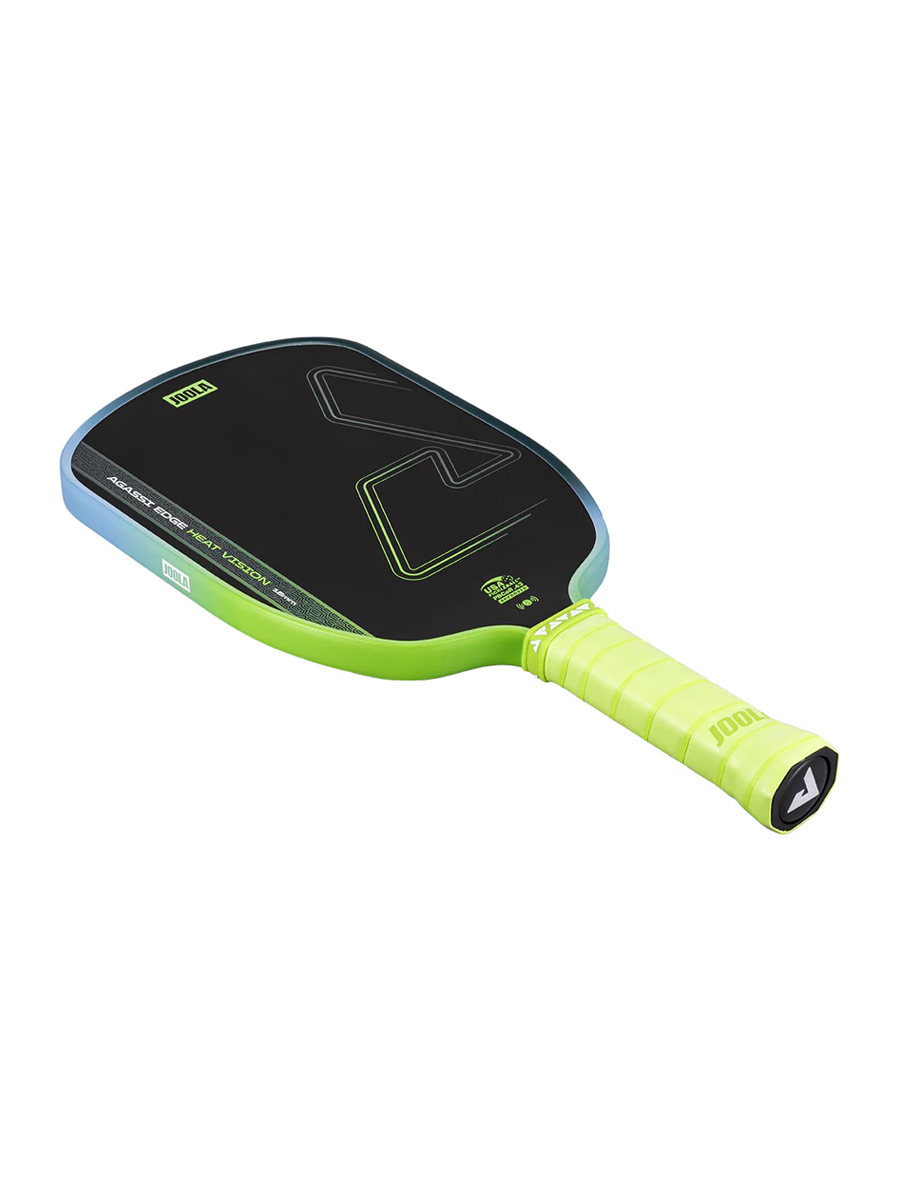 JOOLA Agassi Edge Heat Vision Pickleball Paddle - Charge Surge Green