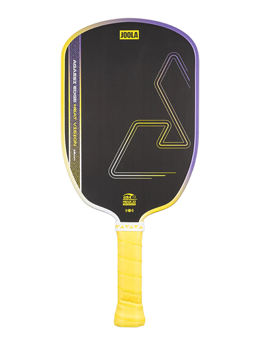 JOOLA Agassi Edge Heat Vision Pickleball Paddle - Flash Joola Yellow