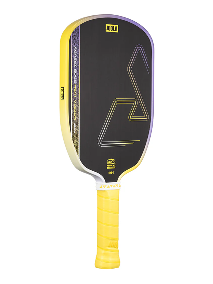 JOOLA Agassi Edge Heat Vision Pickleball Paddle - Flash Joola Yellow